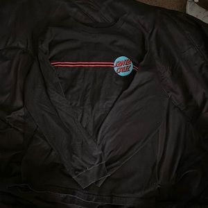 santa cruz long sleeve t-shirt size large